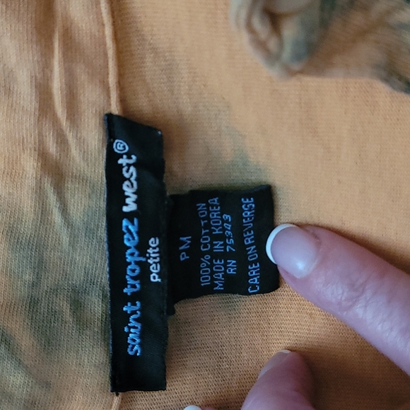 Saint Tropez West Petites Shirt PM - Picture 4 of 4